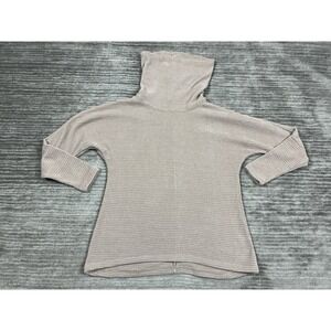 Chenault Sweater Womens Small Beige Cowl Neck Long Sleeve Polyester